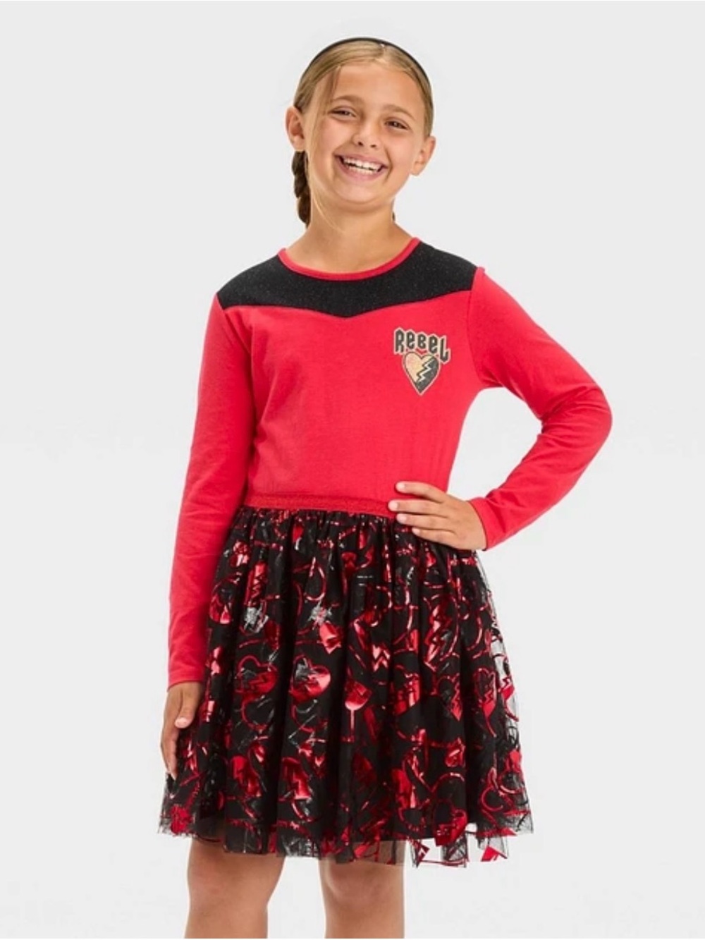 Descendants Rise Of Red Red Tulle Rebel Dress Sz M
